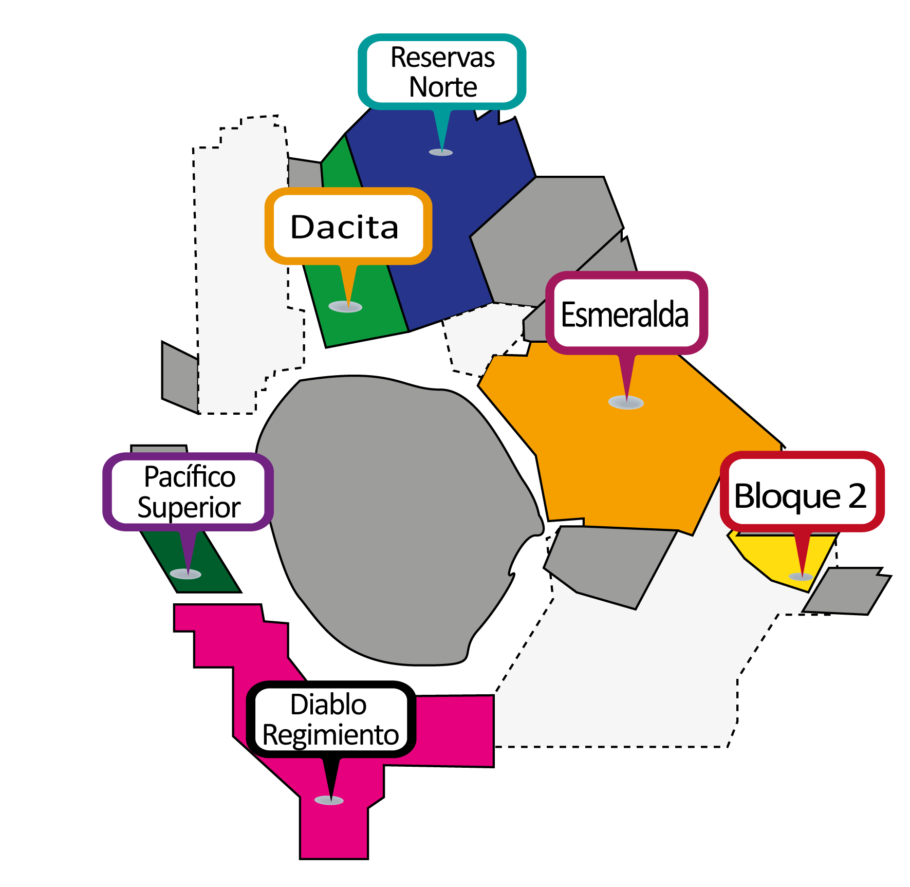 Mapa de la mina